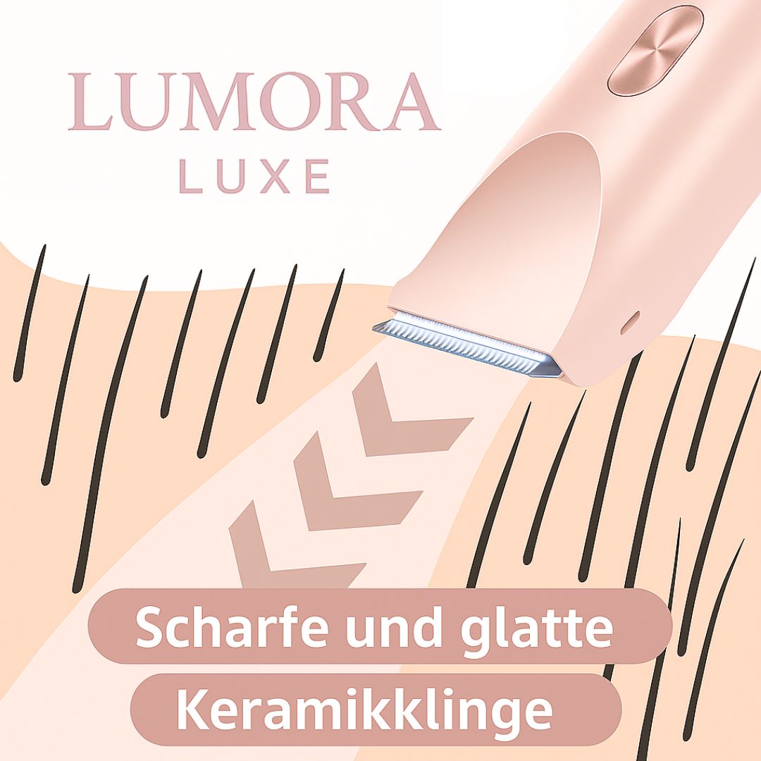 der LUMORA™ 2in1 Rasierer
