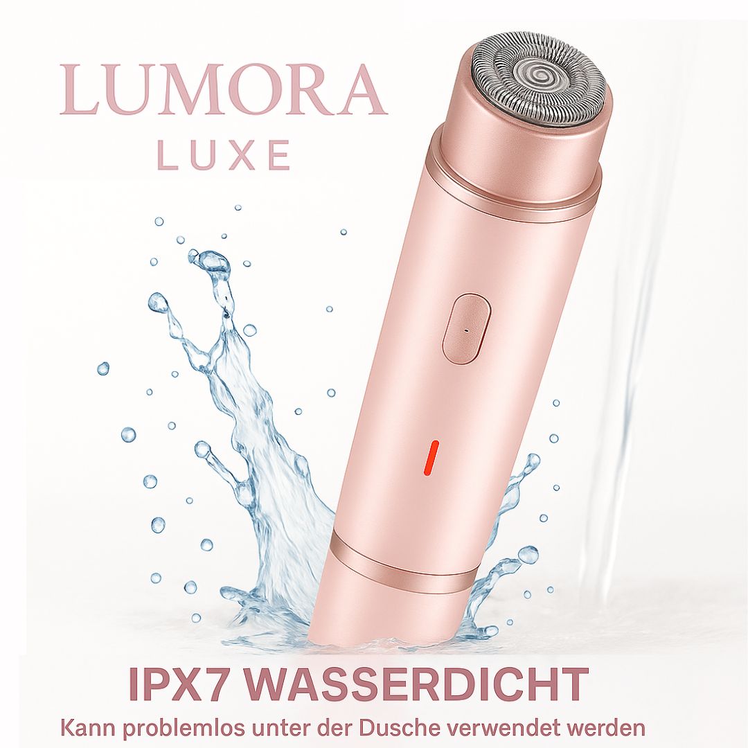 der LUMORA™ 2in1 Rasierer