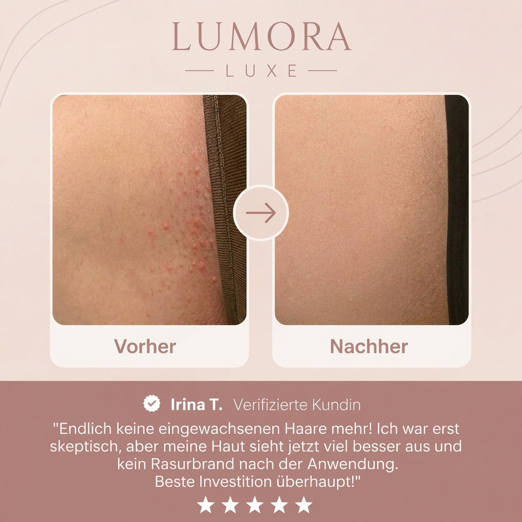 der LUMORA™ 2in1 Rasierer