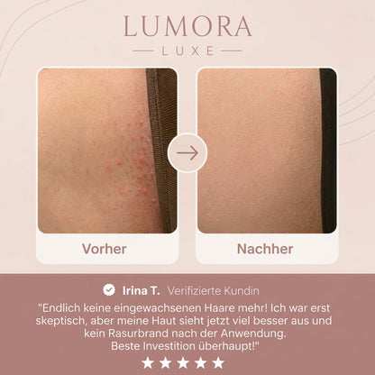 der LUMORA™ 2in1 Rasierer