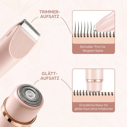 der LUMORA™ 2in1 Rasierer